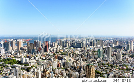 東京白天都市風景 照片素材 圖片 圖庫