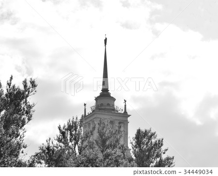 High-rise building in Saint Petersburg. High-rise building in Saint Petersburg. 34449034