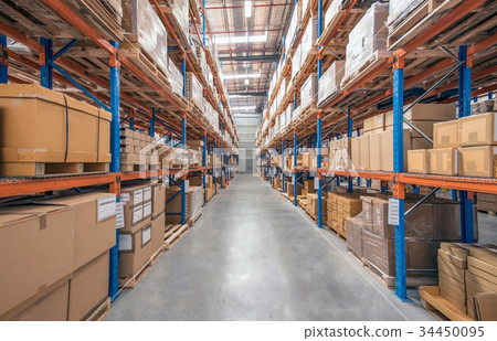 Logistics warehouse image 34450095