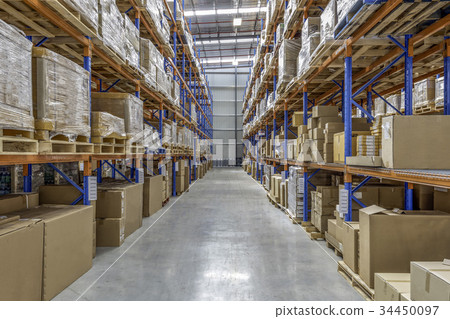 Logistics warehouse image 34450097