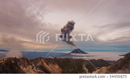 Gunung Sinabung Volcano eruptions 34450875