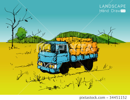 Farm tractor Farm tractor 34451152
