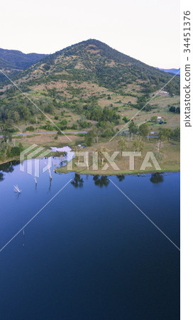 Aerial view of Lake Moogerah in Queensland Aerial view of Lake Moogerah in Queensland 34451376