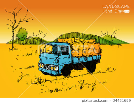 Farm tractor Farm tractor 34451699