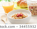 早餐酸奶麵包橙汁 34455932