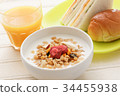 早餐酸奶三明治麵包橙汁 34455938
