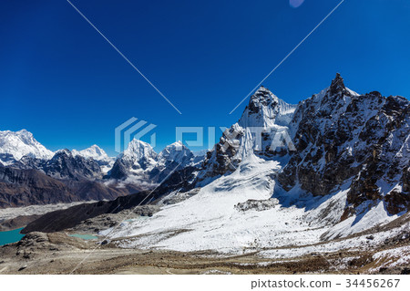 Lake in the mountains Lake in the mountains 34456267