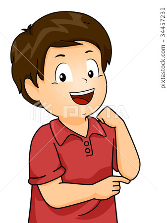 Kid Boy Body Parts Elbow Kid Boy Body Parts Elbow 34457231