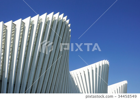 Architecture concept abstract background. Detailed 34458549