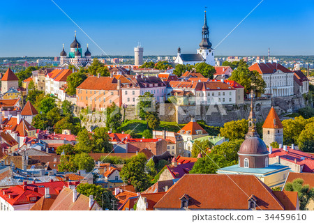 Tallinn, Estonia Skyline Tallinn, Estonia Skyline 34459610