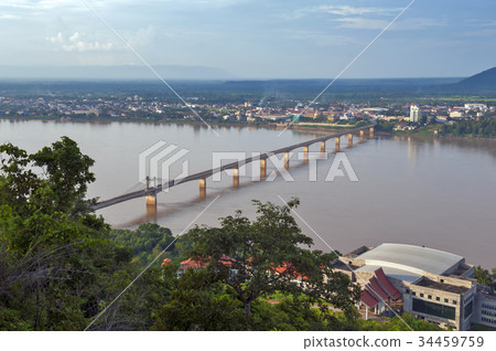 Lao-Nippon Bridge, Mekong River, Pakse, Lao PDR 34459759