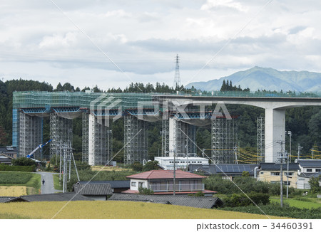 Construction work of expressway Construction work of expressway 34460391