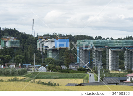 Construction work of expressway Construction work of expressway 34460393