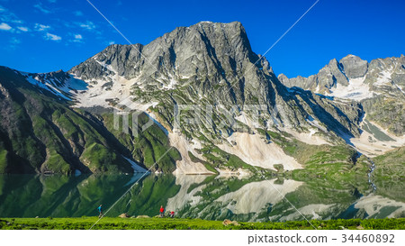 Beautiful mountain landscape of Sonamarg, Kashmir. Beautiful mountain landscape of Sonamarg, Kashmir. 34460892