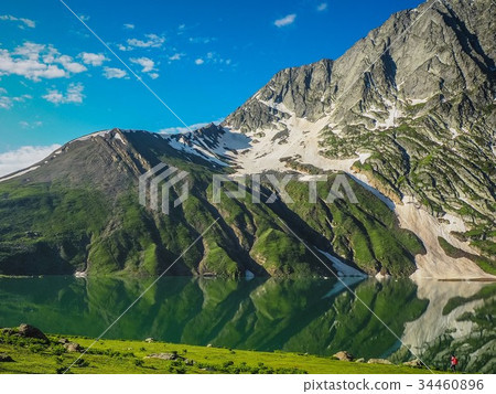 Beautiful mountain landscape of Sonamarg, Kashmir. 34460896