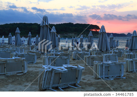 bulgarian sea sunset 34461785