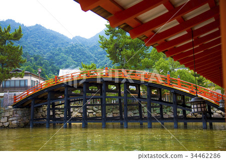 Bridge of Itsukushima Shrine Bridge of Itsukushima Shrine 34462286