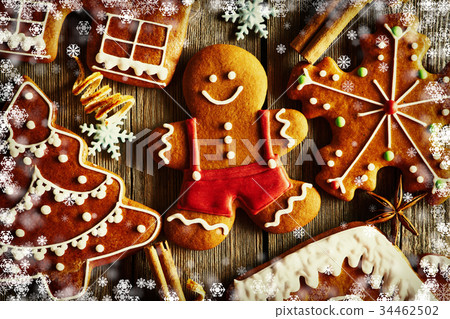 Christmas homemade gingerbread cookies Christmas homemade gingerbread cookies 34462502