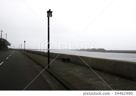 沿著屋久島海岸的道路 沿著屋久島海岸的道路 34462990
