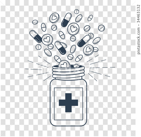 concept of treatment silhouette concept of treatment silhouette 34463132