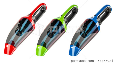 Set of colored portable vacuum cleaners Set of colored portable vacuum cleaners 34466921