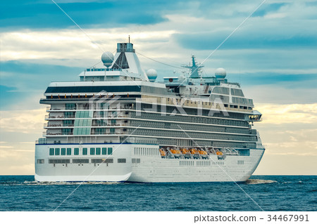 Cruise liner at summer 34467991