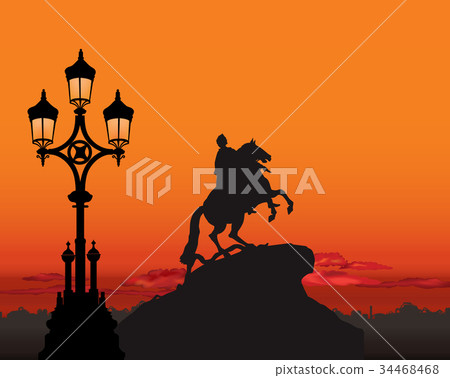 Peter the Great Monument, St Petersburg, Russia. 34468468