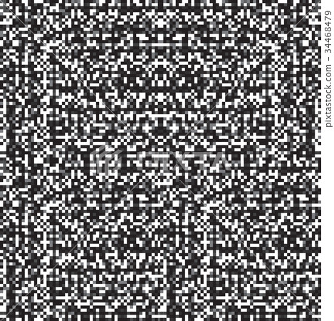 Pixel pattern. Abstract geometric tiled background 34468479