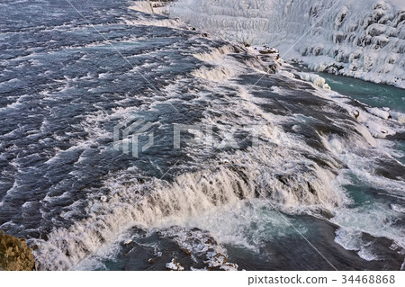 Landscape with rough river 34468868