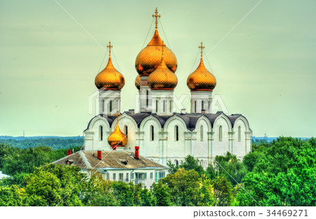 View of the Assumption Cathedral in Yaroslavl View of the Assumption Cathedral in Yaroslavl 34469271