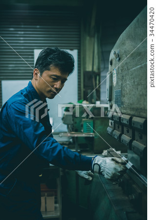 小工廠 後街商店 男人 34470420