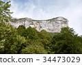 Cliffs of the mountains Isère, Auvergne-Rhone-Alpes, France 34473029