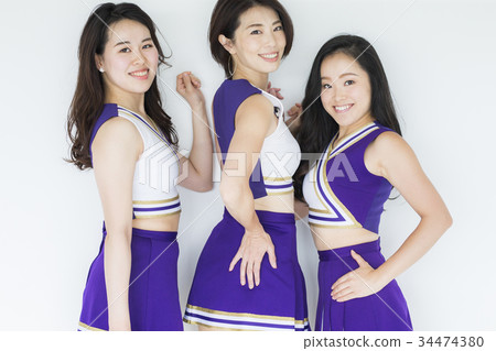 Cheerleader portrait 34474380