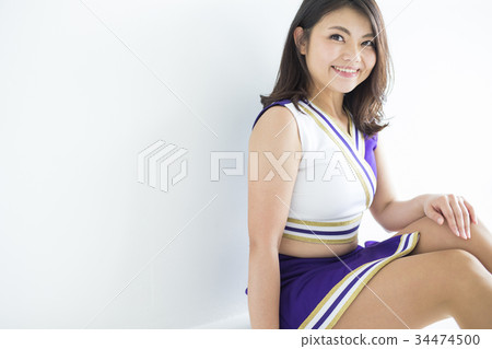 Cheerleader portrait 34474500