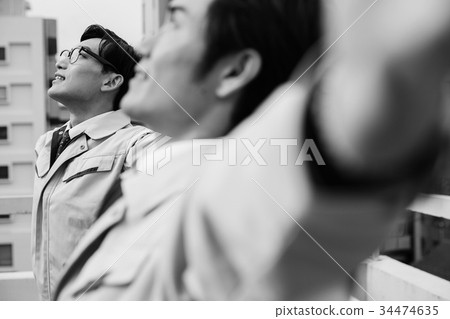 Showa office worker Showa office worker 34474635