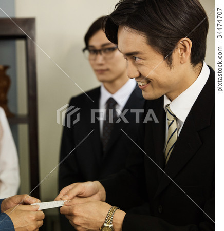 Showa office worker landscape 34474707