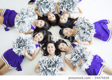 啦啦隊員圈子畫象 啦啦隊員圈子畫象 34474836