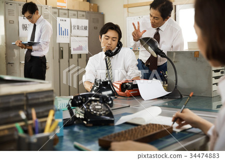 昭和辦公室工作者景觀 昭和辦公室工作者景觀 34474883