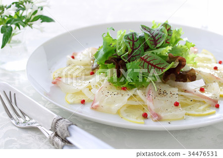 Carpaccio of salmon Carpaccio of salmon 34476531