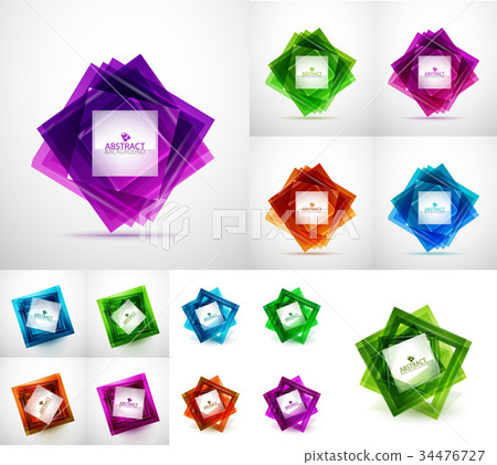 Vector square modern templates, web banners Vector square modern templates, web banners 34476727