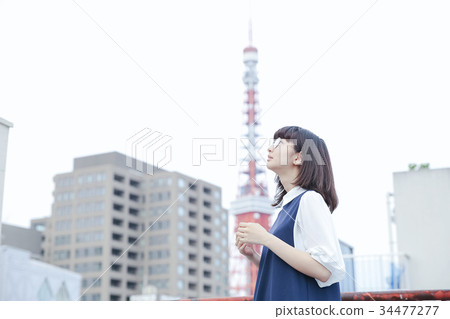 Tokyo Tower and Women 34477277