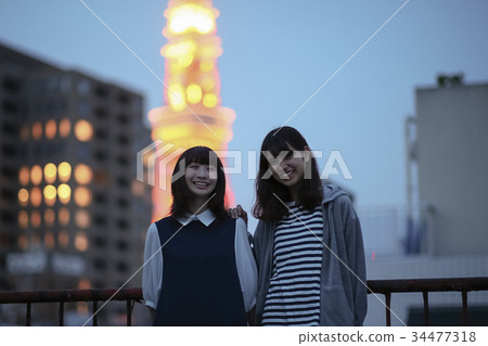 Tokyo Tower and Women 34477318