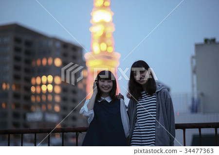Tokyo Tower and Women 34477363