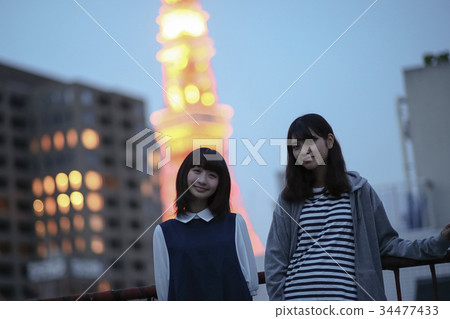 Tokyo Tower and Women 34477433
