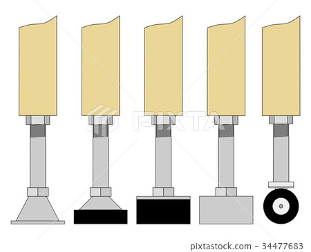 Adjuster and caster Adjuster and caster 34477683