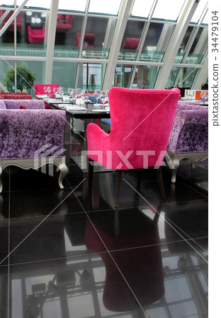 Photo bright design interior of the restaurant Photo bright design interior of the restaurant 34479104