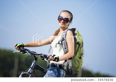Summer bike walk Summer bike walk 34479836