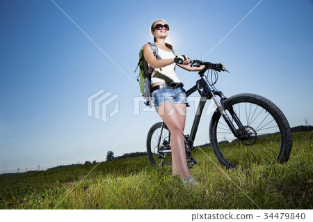 Summer bike walk Summer bike walk 34479840
