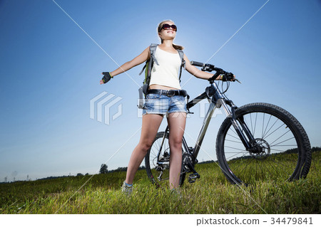 Summer bike walk Summer bike walk 34479841