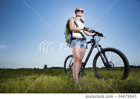 Summer bike walk 34479843